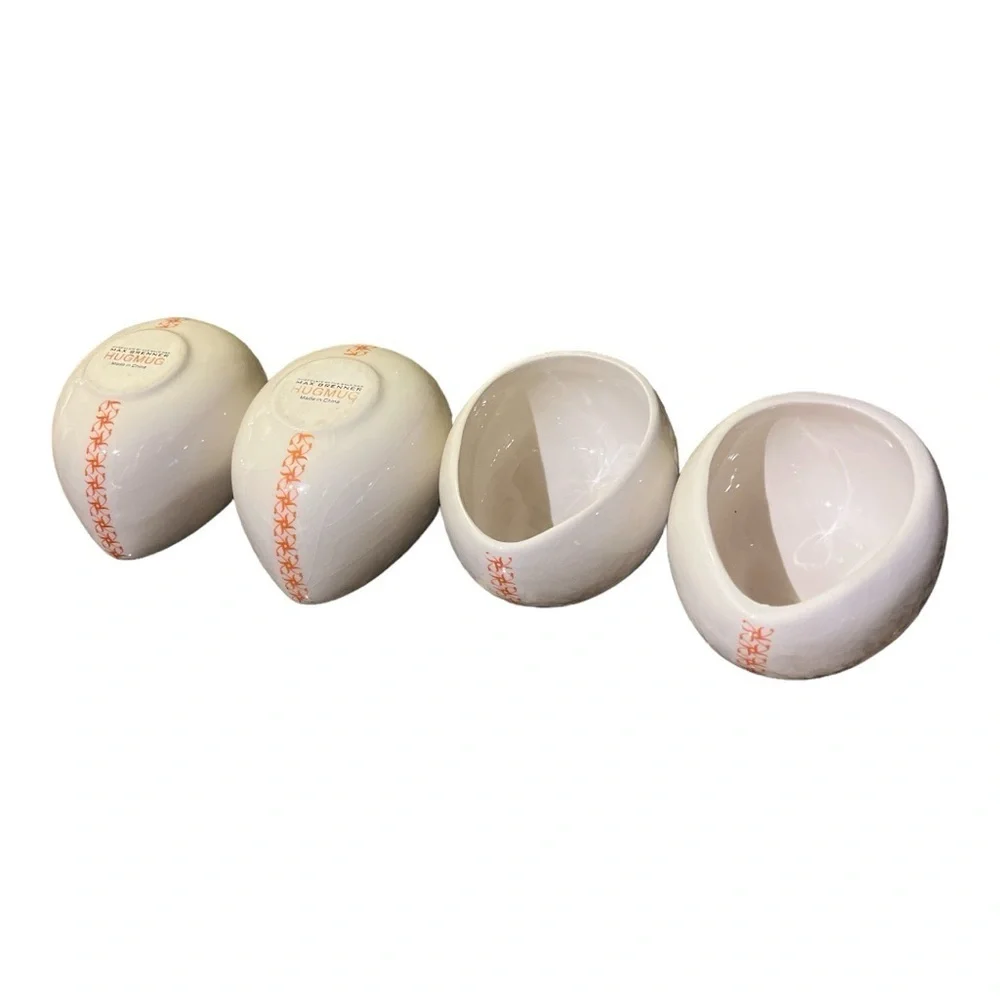 4 Hug mugs by Max Brenner Ceramic EUC